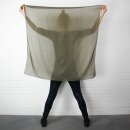 Baumwolltuch - grün - khaki - quadratisches Tuch
