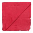 Baumwolltuch - rot - himbeerrot - quadratisches Tuch