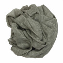 Cotton Scarf - grey - quartz-grey - Blend-Look - squared kerchief