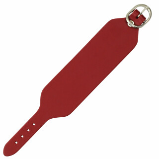 Lederarmband blank -M- - rot - Armband aus Leder