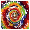 Bandana Tuch Spirale Infinity Batik bunt quadratisches...