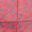 Baumwolltuch - Indisches Muster 1 - rot - zinnober Lurex mehrfarbig - quadratisches Tuch