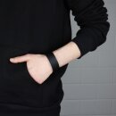 Leather bracelet blank -S- black