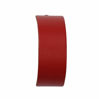 Lederarmband blank -S- - rot - Armband aus Leder