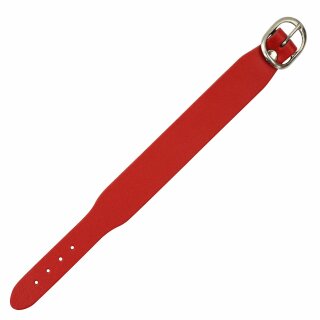 Lederarmband blank -S- - rot - Armband aus Leder