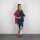 Baumwolltuch - Pareo - Sarong - Indisches Muster 01 - rot-blau