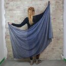 Baumwolltuch - Pareo - Sarong - Indisches Muster 01 - grau-blau