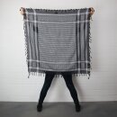 Kufiya - black - grey-light grey - Shemagh - Arafat scarf