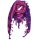 Kufiya - purple - rose - Shemagh - Arafat scarf