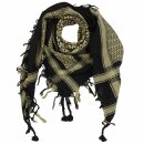 Kufiya - black - beige - Shemagh - Arafat scarf