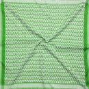 Kufiya - green-luminous green - white - Shemagh - Arafat scarf