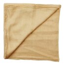 Baumwolltuch - braun - beige - quadratisches Tuch