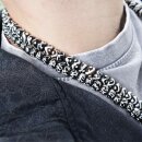 Prayer chain beads black-white Necklace Mala chain Meditation chain
