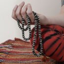 Prayer chain beads black-white Necklace Mala chain Meditation chain