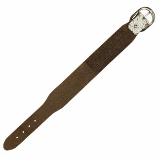 Lederarmband blank -S- - Antikweiß - Armband aus Leder