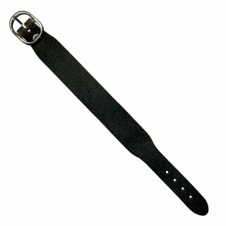 Leather-Bracelet blank -S- - ancient-black