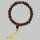 Armband Rudraksha Perlen braun mit Toddel Mala Kette Armschmuck