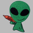 Patch Alien green laser pistol patch