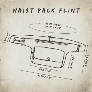 Gürteltasche - Flint - Muster 03 - Bauchtasche - Hüfttasche