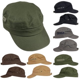Army cap military cap side accent holes peaked cap hat visor hat