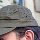 Army cap military cap side accent holes peaked cap hat visor hat
