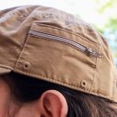 Army cap military cap star side accent zipper peaked cap hat visor hat