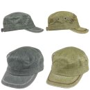 Army Cap Military Cap Akzent Ziernaht Schirmmütze...