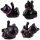 Lucky cat Maneki Neko lying waving cat solar 10cm