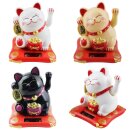 Glückskatze Maneki-neko Talisman Solar 7,5cm...
