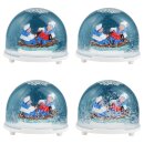Snow dome snow globe shaking ball sailor seaman rowing boat