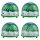 Snow dome snow globe shaking ball white elephants palm trees