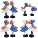 Magnetische Kusspuppen Maritim blau weiß...