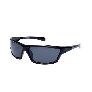 Schmale Sonnenbrille Daily Slim Bikerbrille 7x4cm schwarz matt