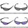 Schmale Sonnenbrille Bikey seven Bikerbrille 6,5x4,5cm matt schwarz