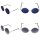 Runde Sonnenbrille Round Future Nickelbrille 5cm Durchmesser