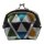 70s Up Purse Small clip - Coloured Triangles - Money pouch