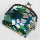 70s Up kleiner Geldbeutel - Small clip - Blätter -...