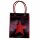 Carrying bag - small - Star black-red - Mexican bag