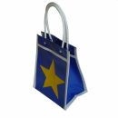 Carrying bag - small - Star blue-yellow - Mexican bag