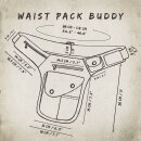 Hip Bag - Buddy - red-bordeaux - brass-coloured - Bumbag - Belly bag