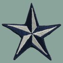 Patch - Nautical Star - dark-blue-white