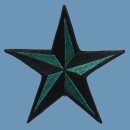 Patch - Nautical Star - black-green