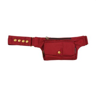 Hip Bag - Flint - red-bordeaux - brass-coloured - Bumbag - Belly bag