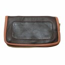 Tobacco pouch made of smooth leather -...