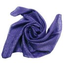 Baumwolltuch blau-ultramarin Lurex silber quadratisches Tuch