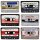 36 pieces of Tin box casket box magnetic tape cassette mixtape tin can