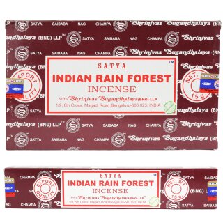 Satya Incense sticks Indian Rain Forest indian fragrance blend