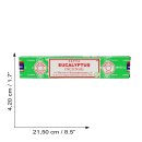 Satya Incense sticks Eucalyptus indian fragrance blend