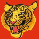 Aufnäher Tigerkopf orange Patch