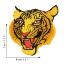 Aufnäher Tigerkopf orange Patch